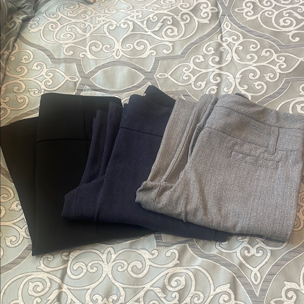 Bundle of Express work attire. 2 pairs of Editor, regular length, pants + skirt